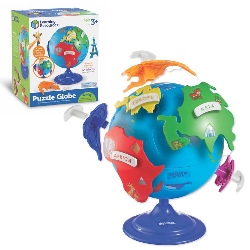 Puzzle Globe Learning Resources, 14 Piezas, Par... image number null