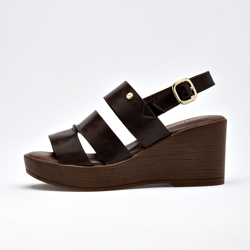 Tristanni shoes sandalia cu&ntilde;a para mujer caf&eacute; c... image number null