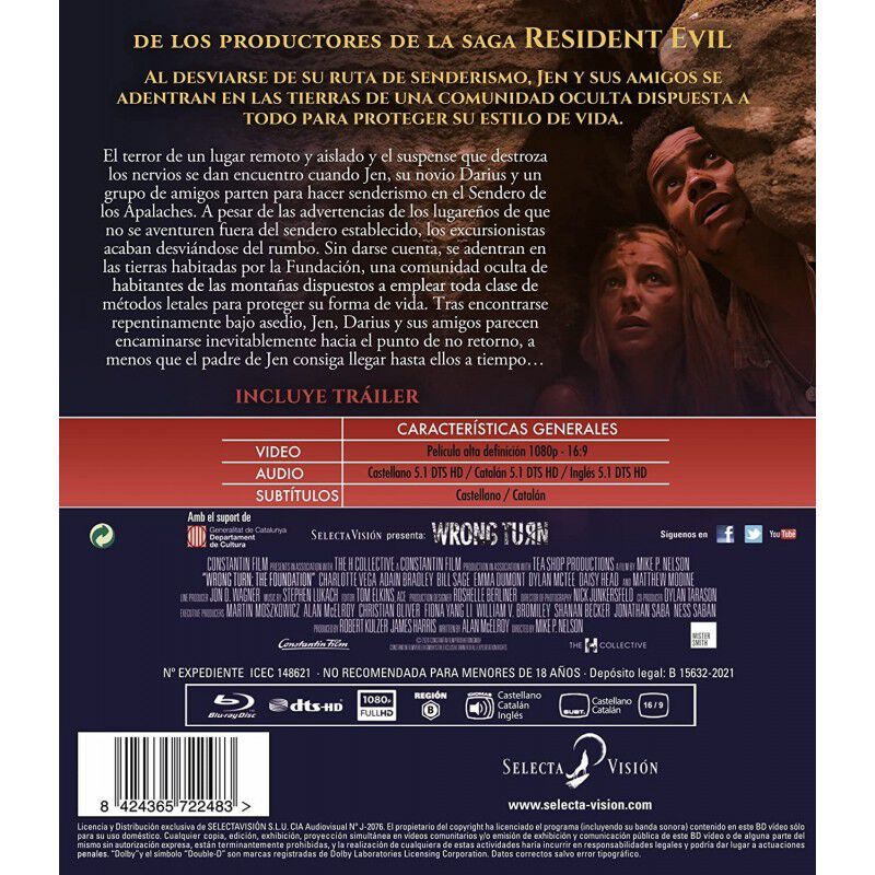 Wrong Turn: Sendero Al Infierno [blu-ray] image number null