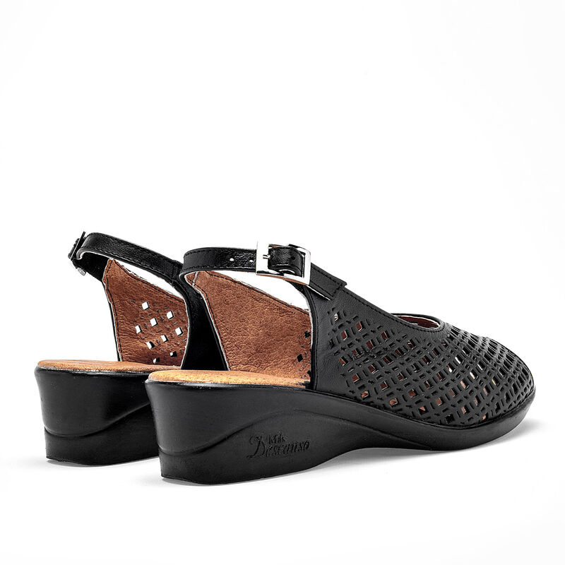 Mora Confort sandalia confort  para mujer negro... image number null
