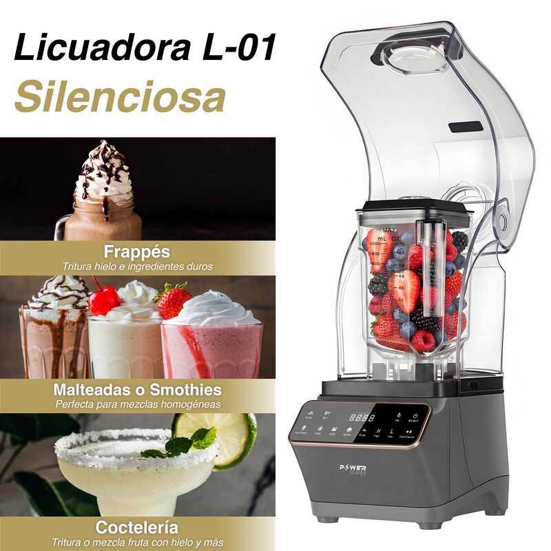Licuadora Profesional Gabinete Alma 2l 1200w Po... image number null