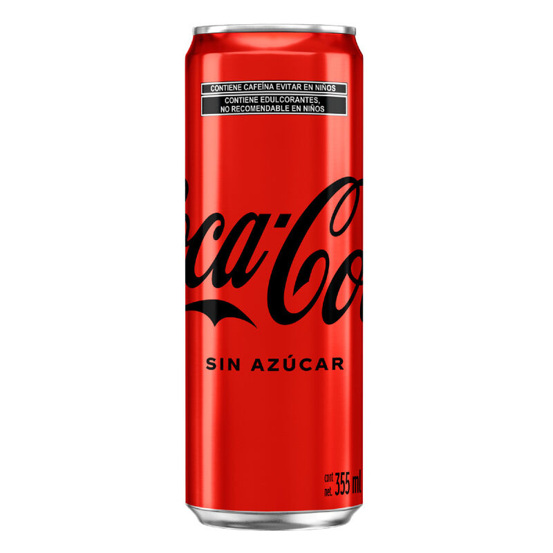 Coca-Cola sin Azúcar Lata 355 ml image number null