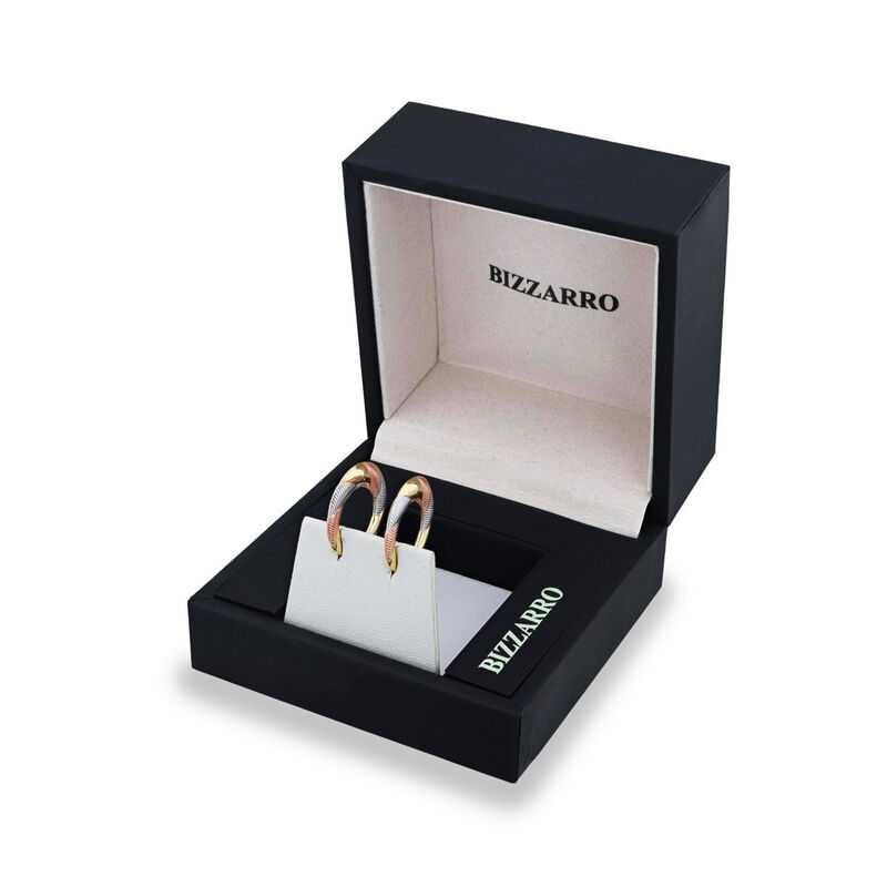 Arracadas De Oro Florentino 14k (13mm Aprox) image number null