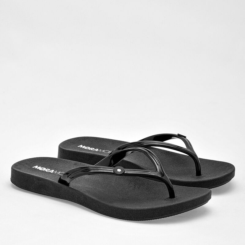 Moramora Sandalia para mujer negro image number null