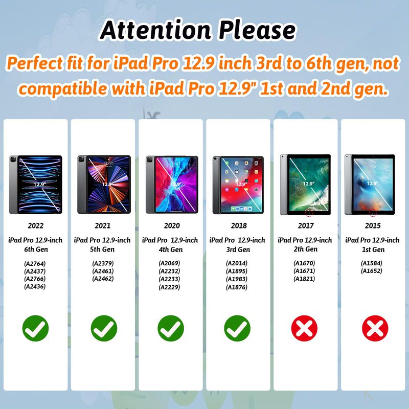 Funda E-puhate Para Ipad Pro 12,9" Con Asa Y So... image number null