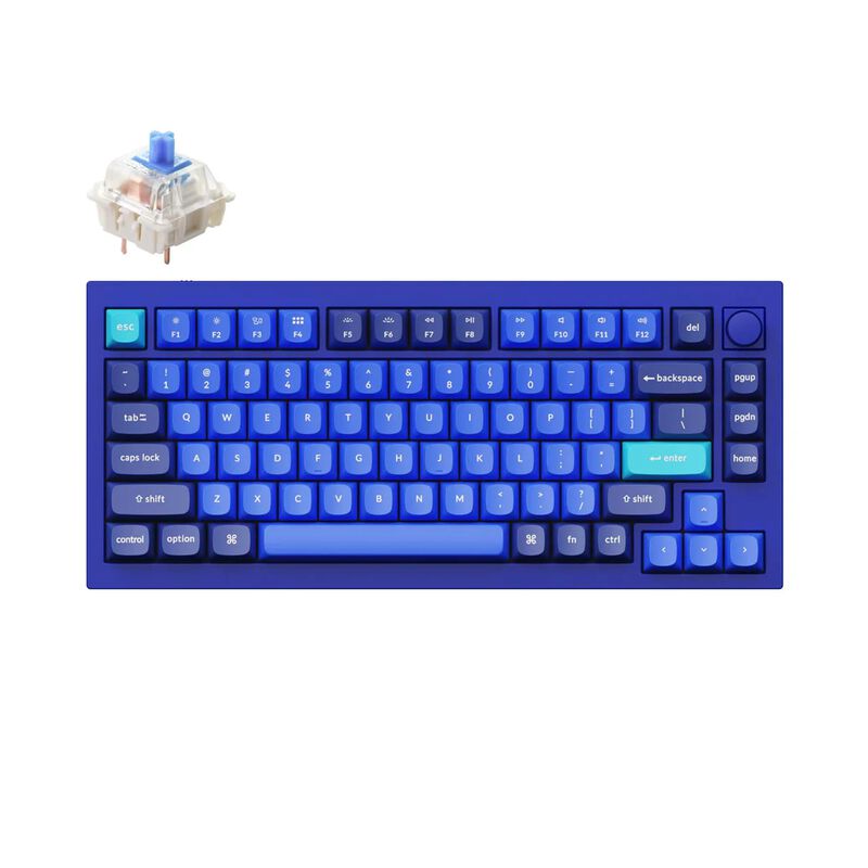 Teclado Keychron Q1 Rgb De Distribuci&oacute;n 75% Con... image number null