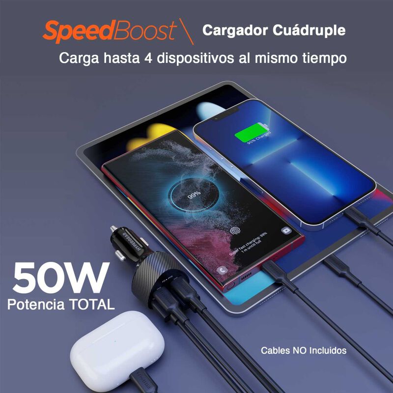 Cargador para Auto Plug In HYPERGEAR 50W ultra ... image number null