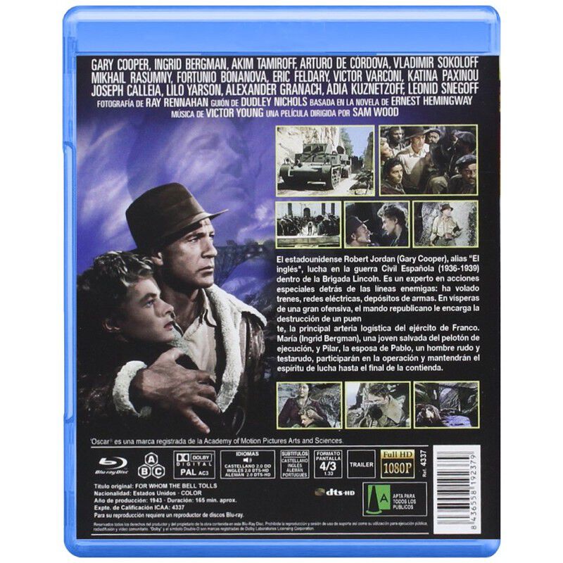 Por Qui&eacute;n Doblan Las Campanas (blu-ray.) image number null