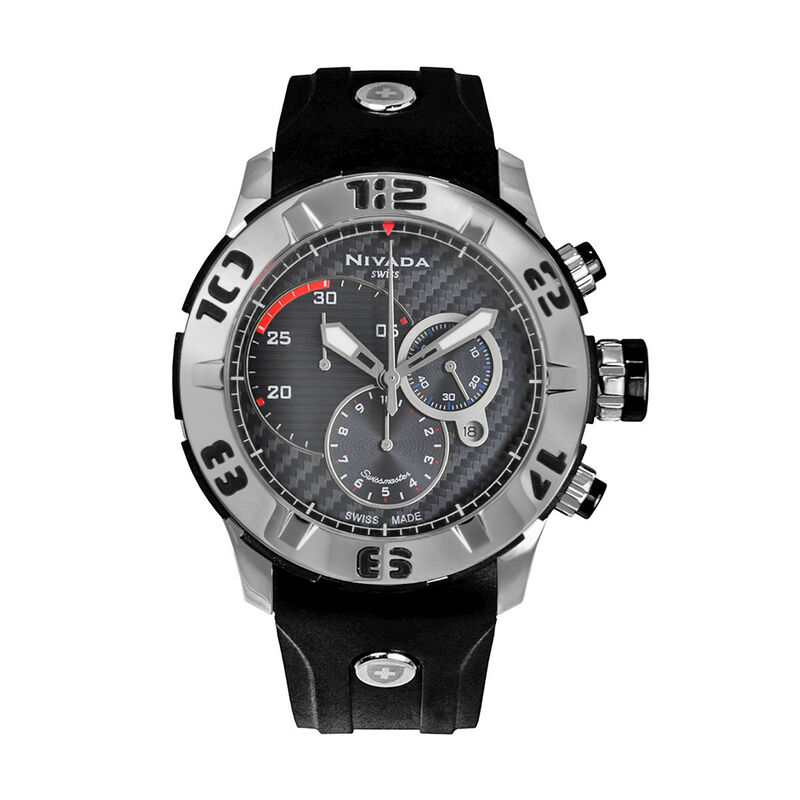 Reloj Nivada SwissMaster Cab Chrono Acero/Cauch... image number null