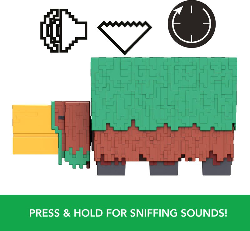 Figura De Acci&oacute;n Mattel Minecraft Sniffer Con S... image number null