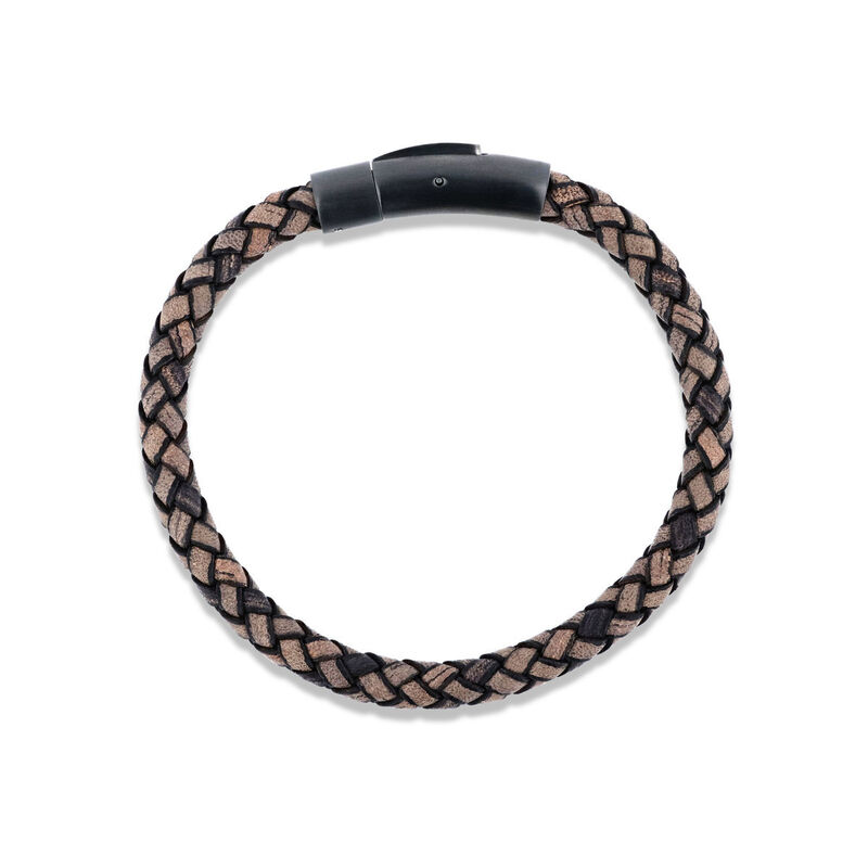 Pulsera De Acero En Color Negro Para Caballero image number null