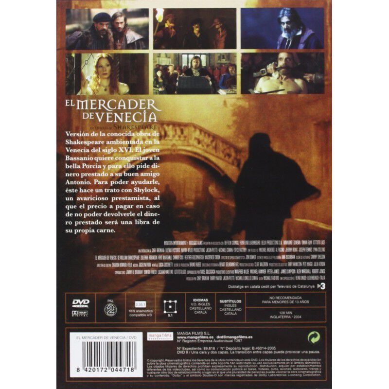 El Mercader De Venecia (dvd.) image number null