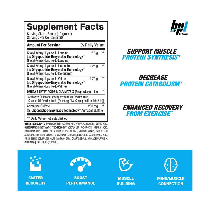 Best BCAA BPI Fruit punch 300 gr image number null
