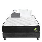 Colch&oacute;n Restonic Enzo Queen Size+ Box Dicasa + Almohada Oso2 + S&aacute;banas Basic