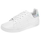 Moramora Tenis urbano para mujer blanco tornasol BAJA