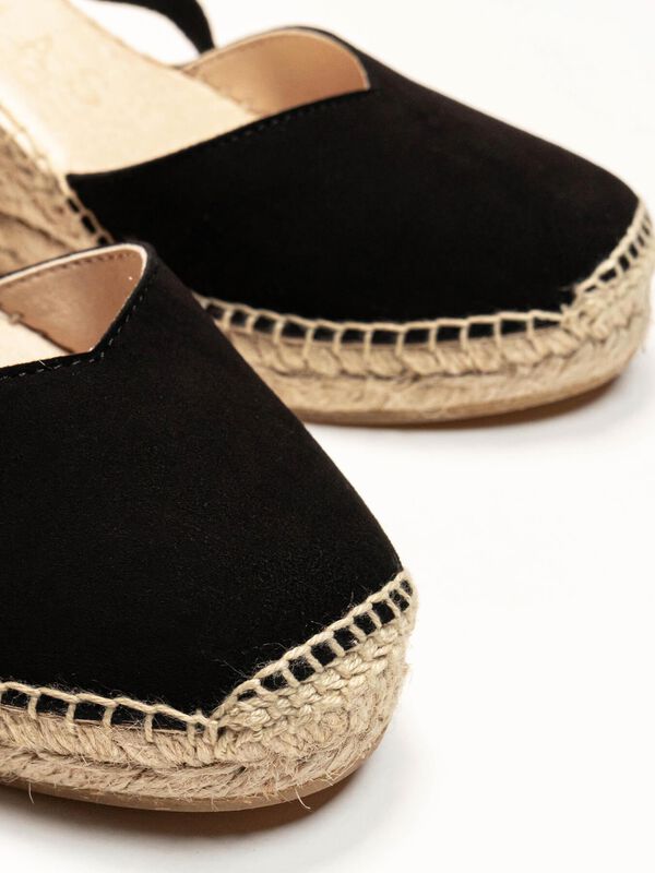 Alpargata Romero Cu&ntilde;a Media Ante Negra image number null