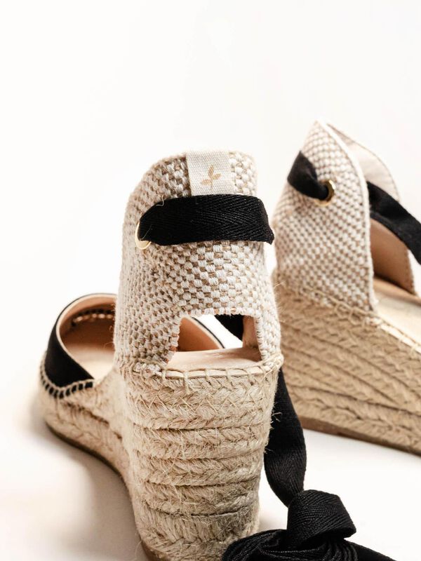 Alpargata Romero Cu&ntilde;a Media Ante Negra image number null