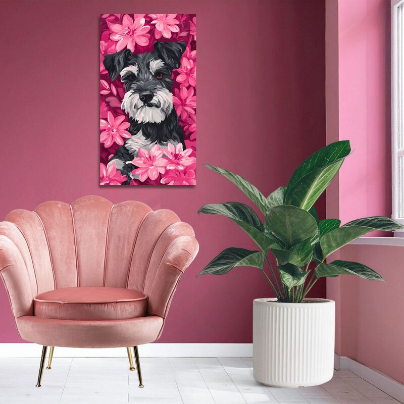 Cuadro Decorativo Impreso 20x30cm Schnauzer image number null