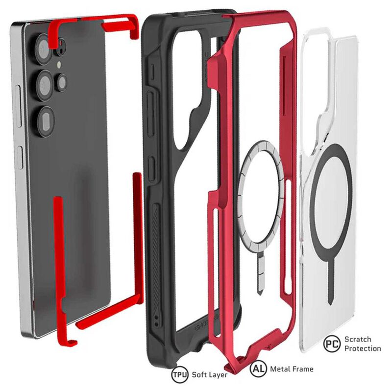 Funda GHOSTEK Atomic para Samsung S25 ULTRA Roj... image number null