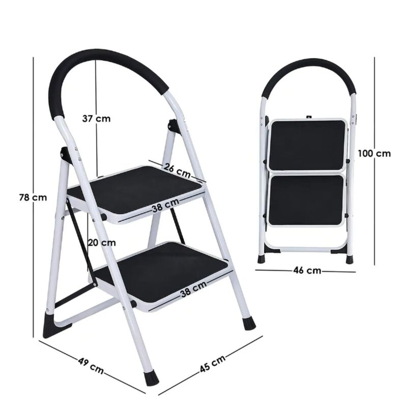 Escalera Plegable Tubular 2 Niv . Antiderrapant... image number null