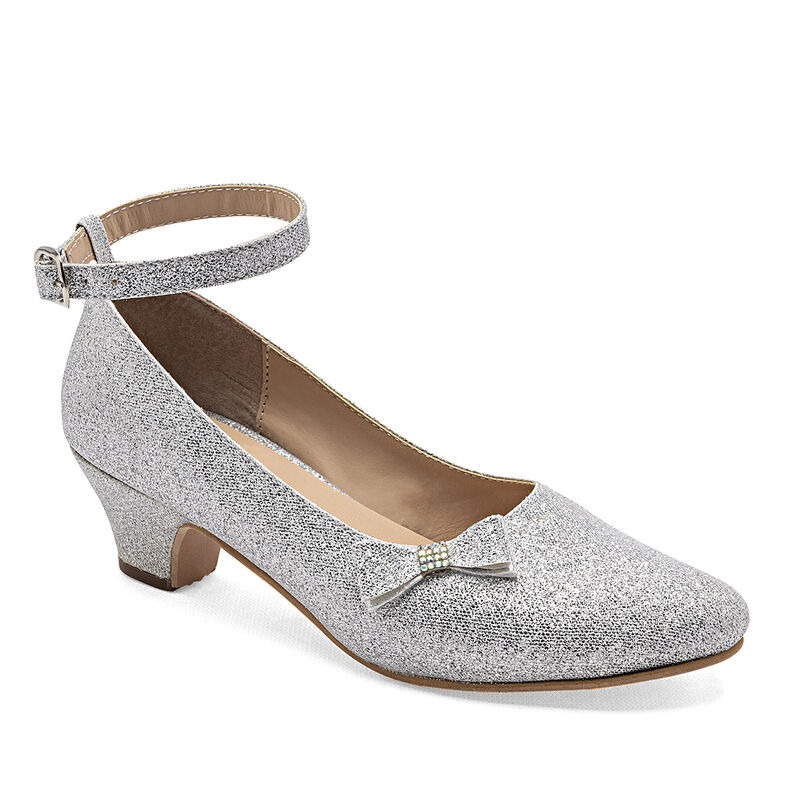 Caramel Zapato de graduaci&oacute;n para ni&ntilde;a plata image number null