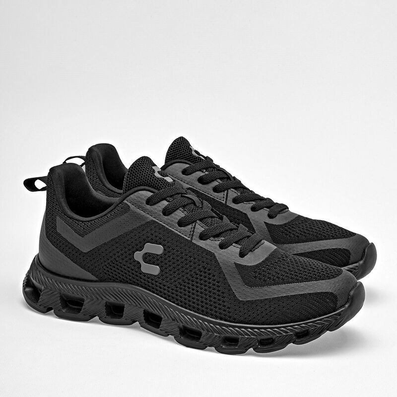 Charly Tenis deportivo para hombre negro, walki... image number null