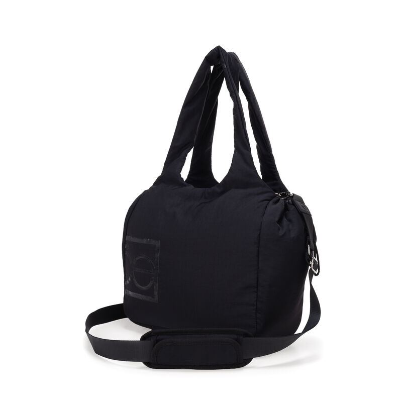Pa&ntilde;alera Tote Mediana Puffy Con Accesorios Colo... image number null