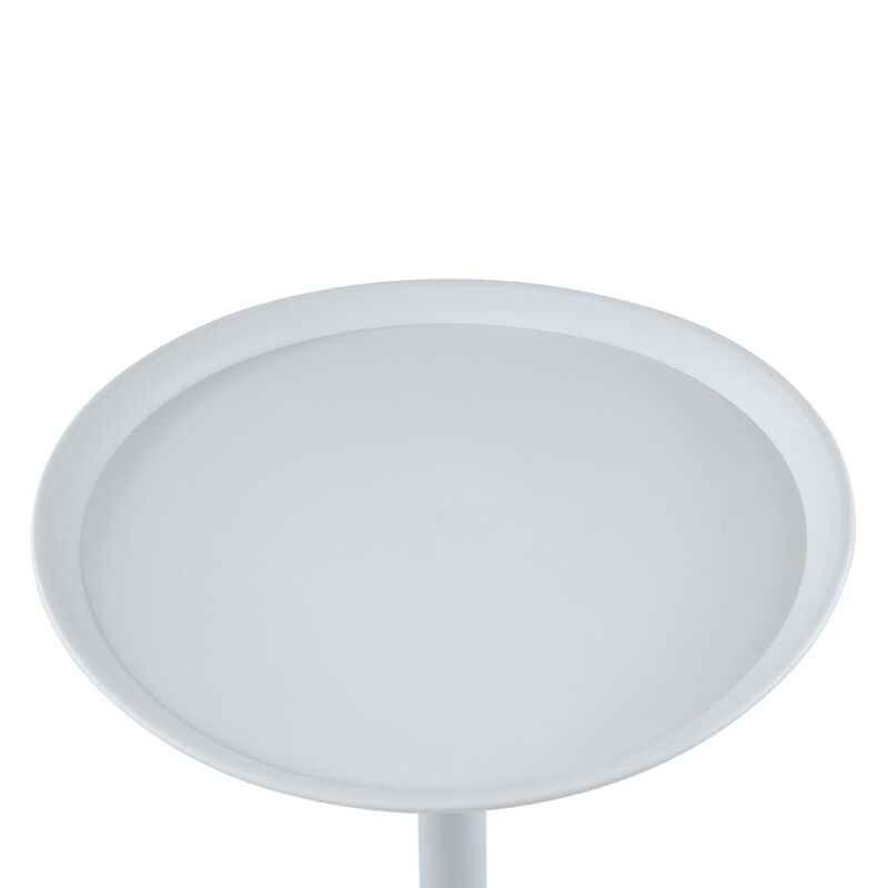 Mesa Auxiliar Redonda Tulip&aacute;n - Color Blanca image number null