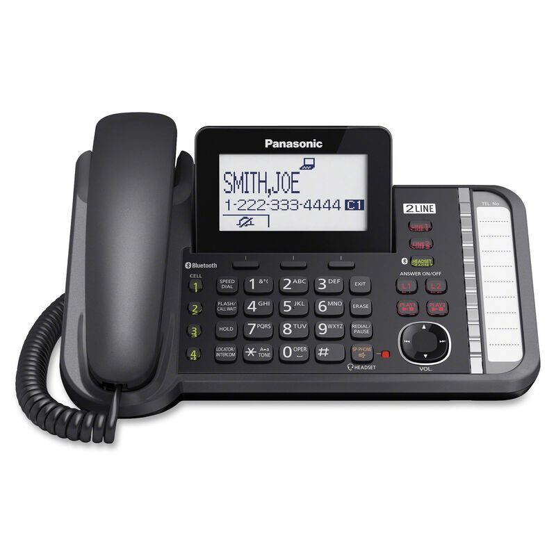 Sistema Telef&oacute;nico Panasonic Kx-tg9581b De 2 L&iacute;... image number null