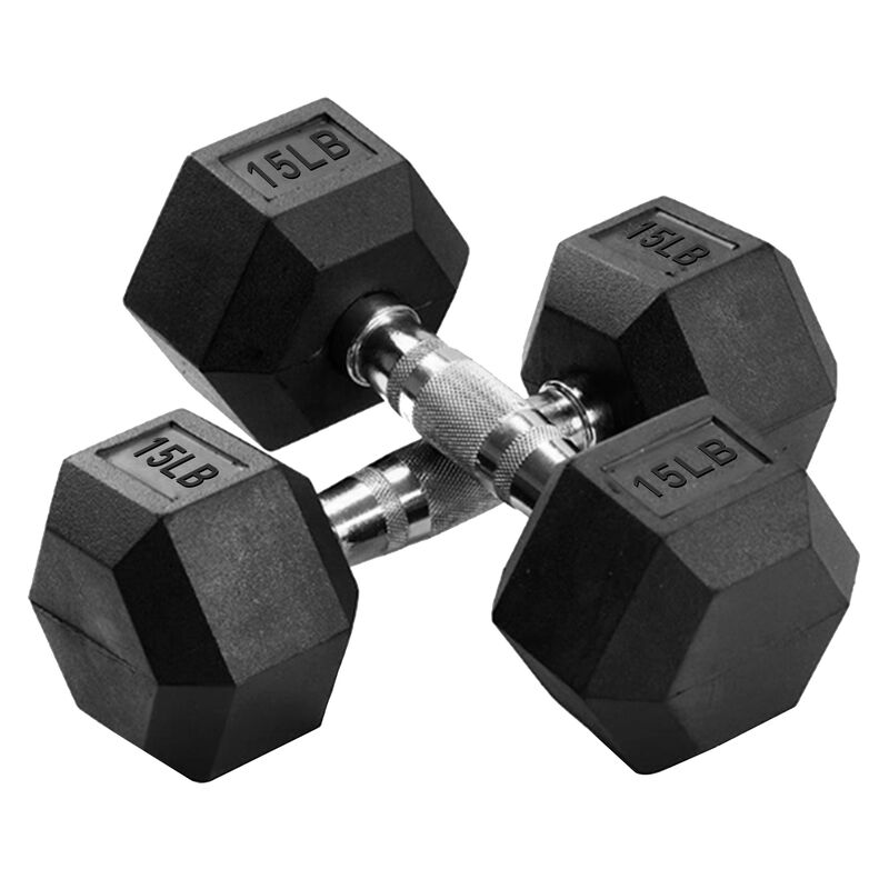 Par de Mancuernas Hexagonal de 15 Lbs Bluelande... image number null
