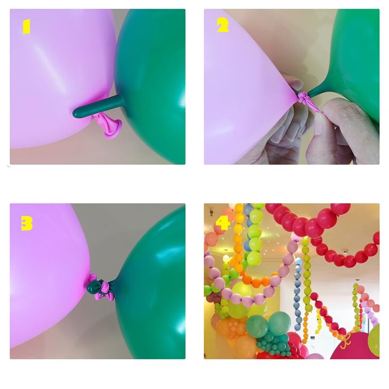 Globos Lfcxhty Marr&oacute;n De Enlace 25 cm &ndash; 120 Uni... image number null