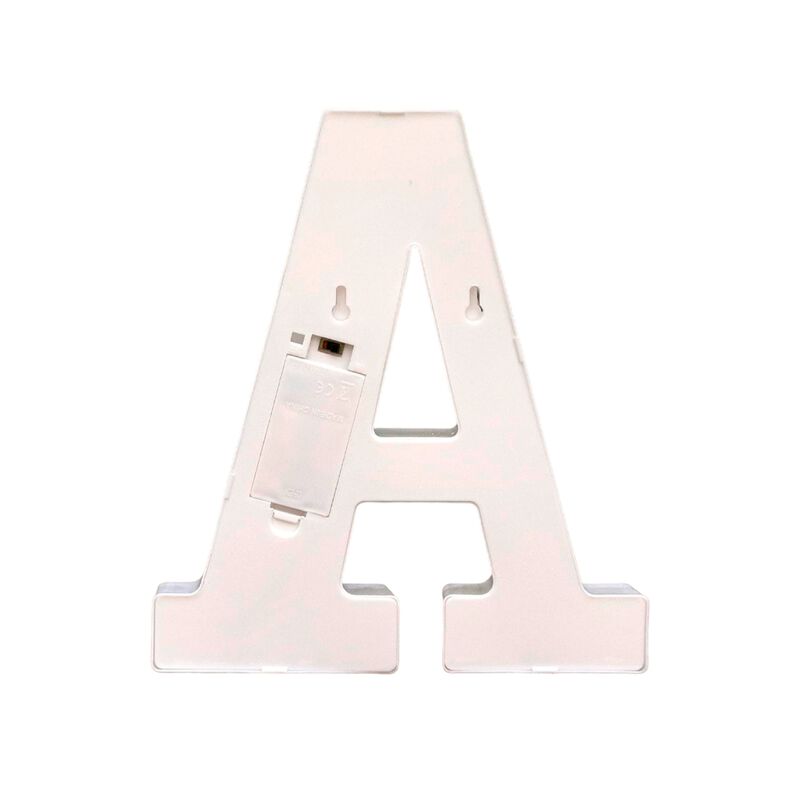 Letra Decorativa Iluminada de LED Letra A Blanc... image number null