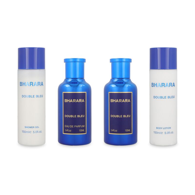 Set Bharara Double Bleu 4Pzs 100Ml Edp Spray/ A... image number null