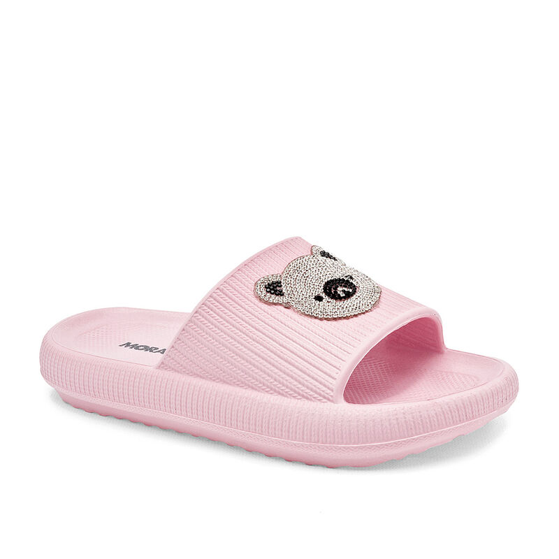 Moramora Sandalia para ni&ntilde;a rosa plata image number null