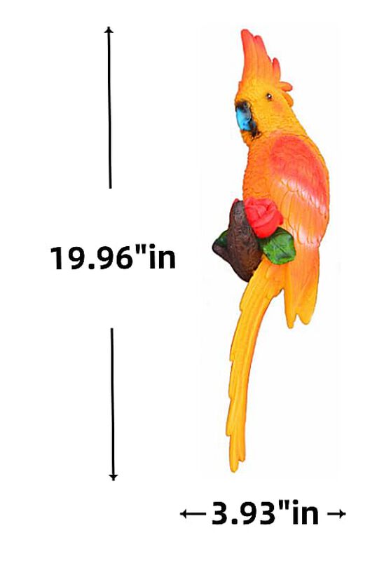 Figurita Coolboy 38 cm Loro Guacamayo De Resina... image number null