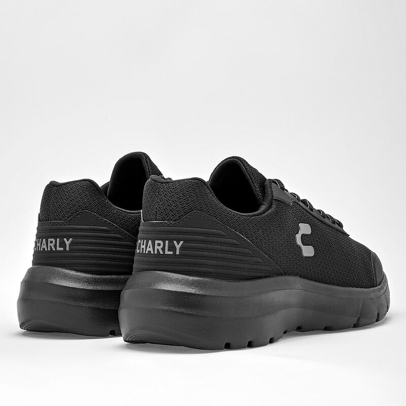 Charly Tenis deportivo para hombre. Negro, runn... image number null
