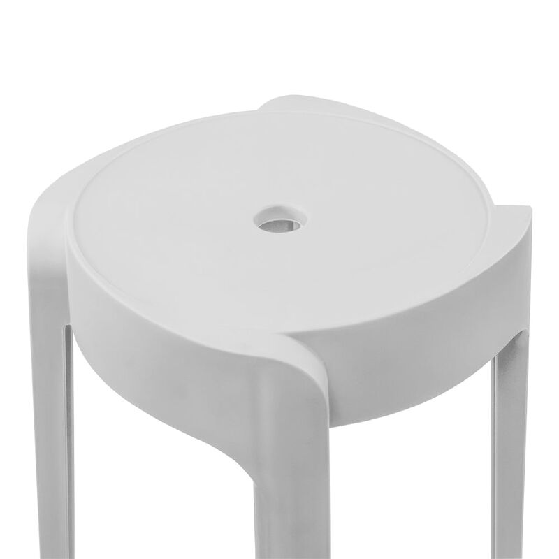 Set de 4 Bancos de Pl&aacute;stico Apilables &ndash; Color B... image number null