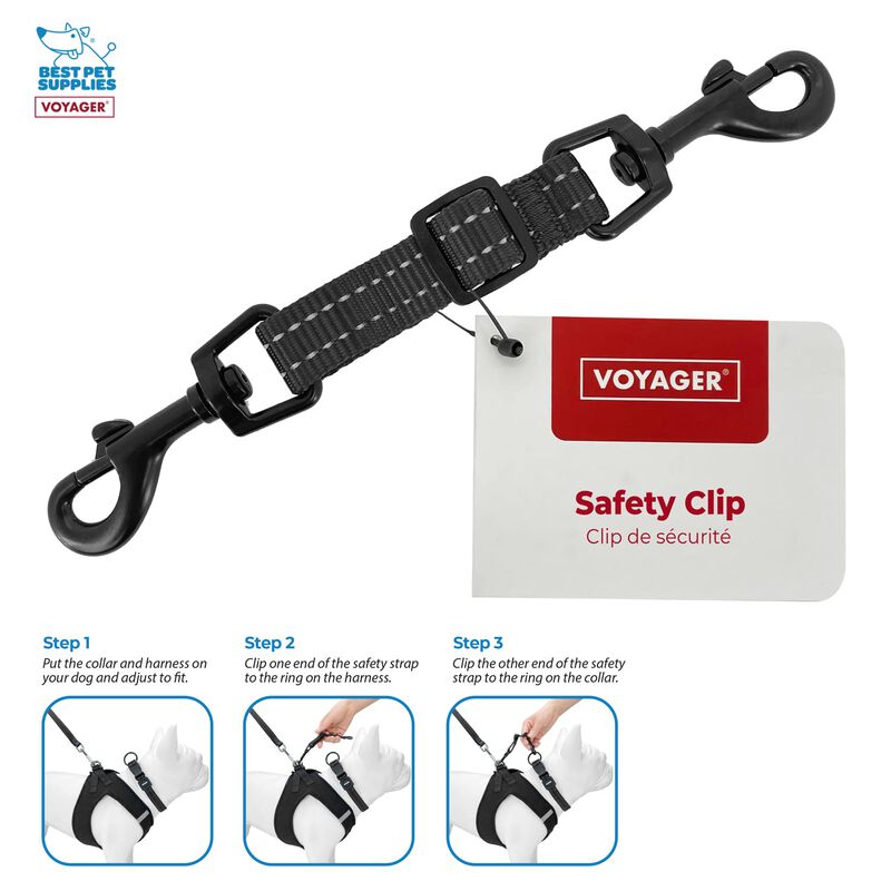 Best Pet Supplies &ndash; Clip Negro De Doble Cierre ... image number null