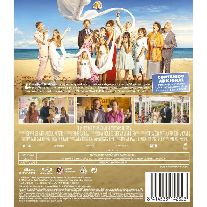 Padre no Hay m&aacute;s que Uno 4 [Blu-ray] (2024) Pad... image number null