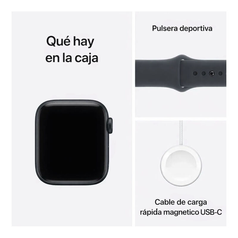 Smartwatch Apple Watch Se 3 Gps 40mm S/m Negro ... image number null