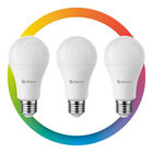 3 focos LED Bluetooth* RGB+W multicolor de 9 W