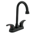 Mezcladora Negro Mate 4' P/Lavabo Tipo Bar Palanca Aqua