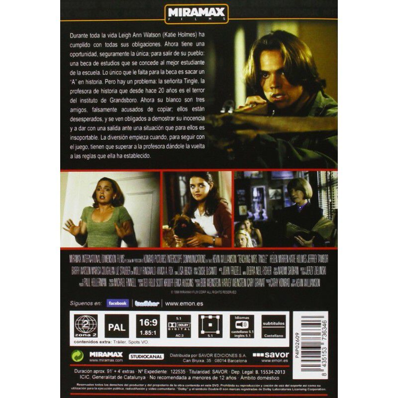 SECUESTRANDO A LA SRTA. TINGLE (DVD) image number null