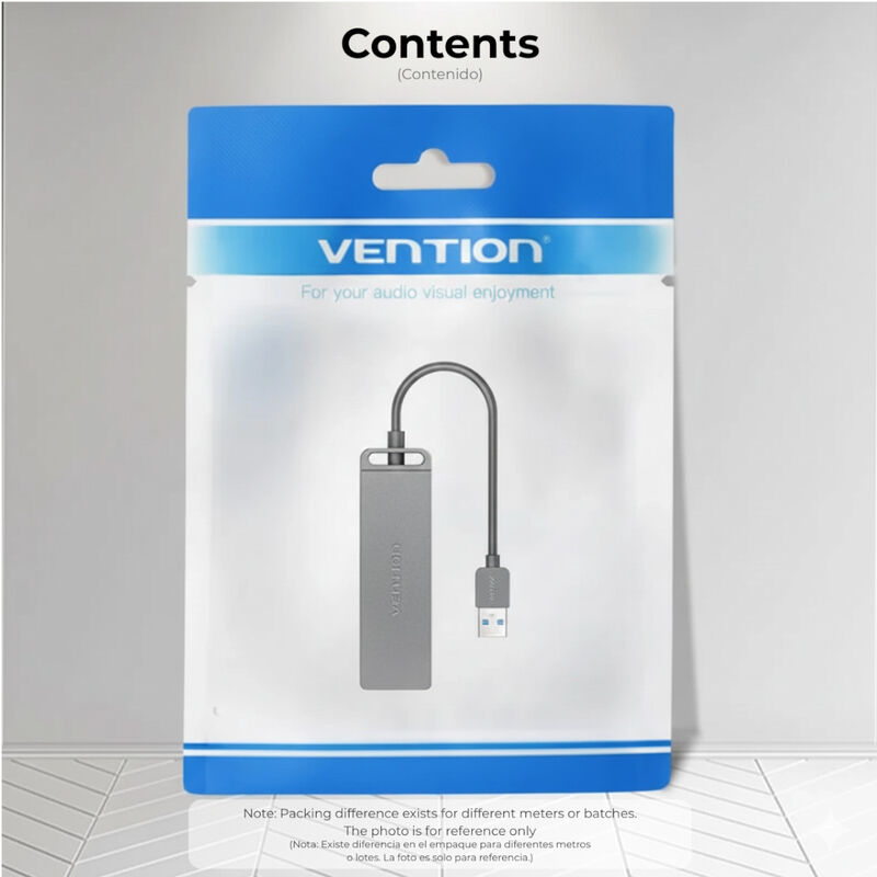 Adaptador USB 3.0 Hub 4 en 1 VENTION 50 cm Supe... image number null