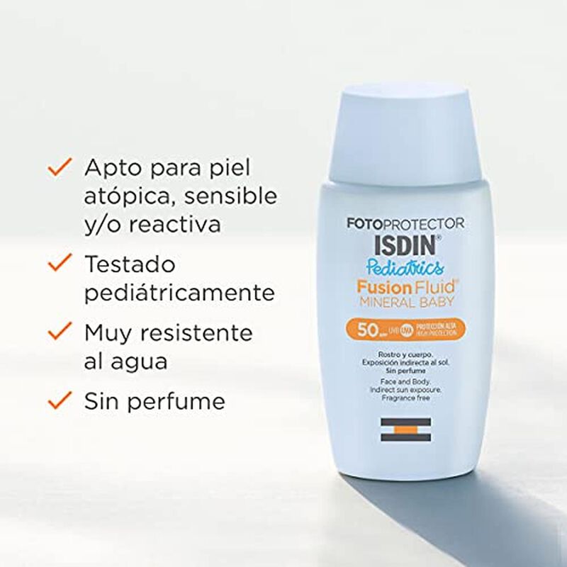 Isdin Fotoprotector Fusion Fluid Mineral Baby P... image number null