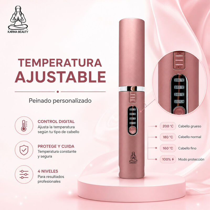 Plancha Port&aacute;til Inal&aacute;mbrica Karma Beauty Style... image number null