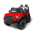 Camioneta Montable El&eacute;ctrica Raptor Para Ni&ntilde;os Control Remoto Rojo