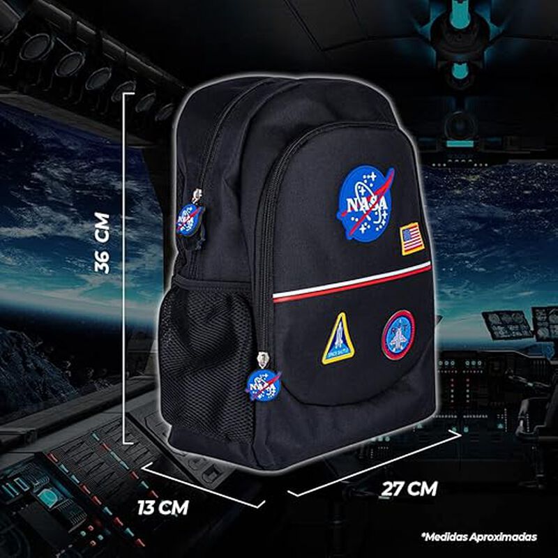 TechZone Mochila Escolar Logo NASA Oficial Dos ... image number null