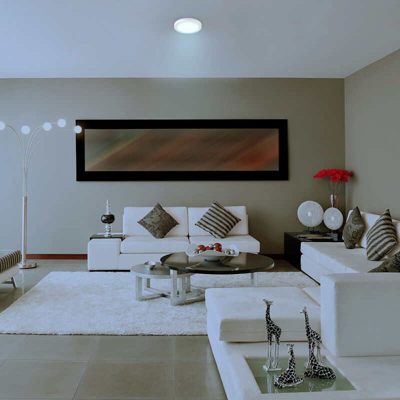 Lampara  Sobre Poner Techo Blanco 24w Luz Día 2... image number null