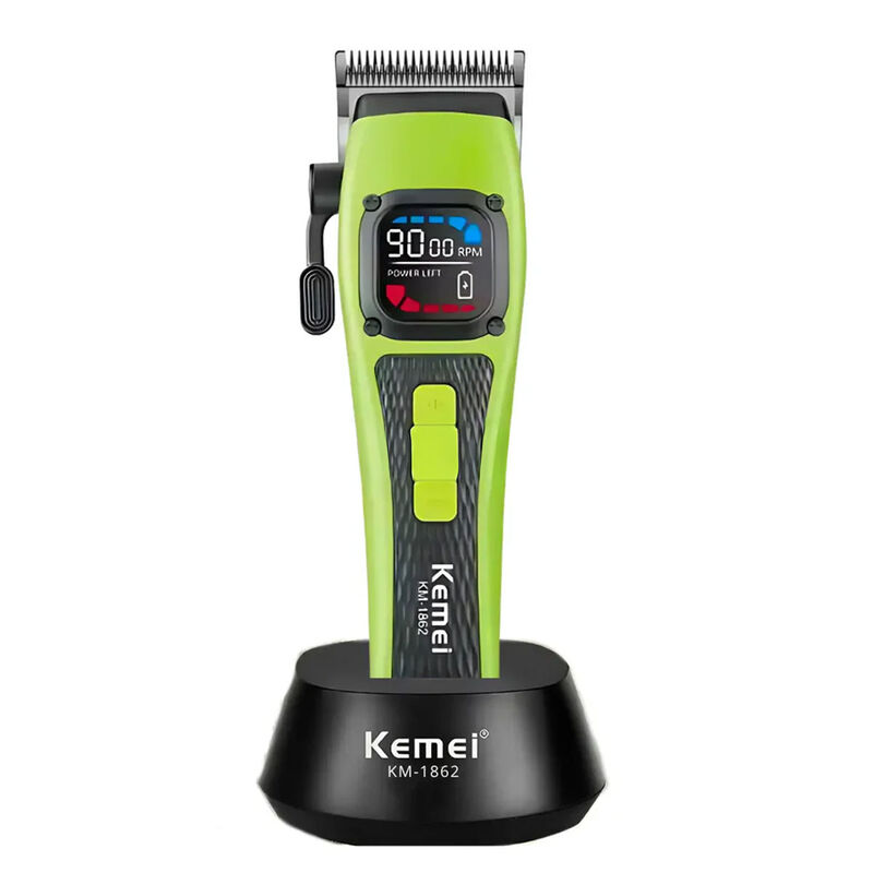 M&aacute;quina Cortapelo Kemei Km-1862 Verde Lima 9000... image number null